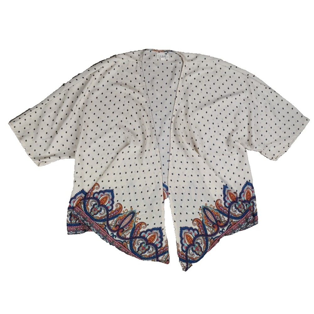 L.A. Hearts Swimsuit Cover Up Kimono One Size Multicolor‎